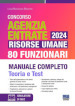 Concorso Agenzia Entrate 2024. Risorse umane 80 funzionari. Manuale completo. Teoria e test